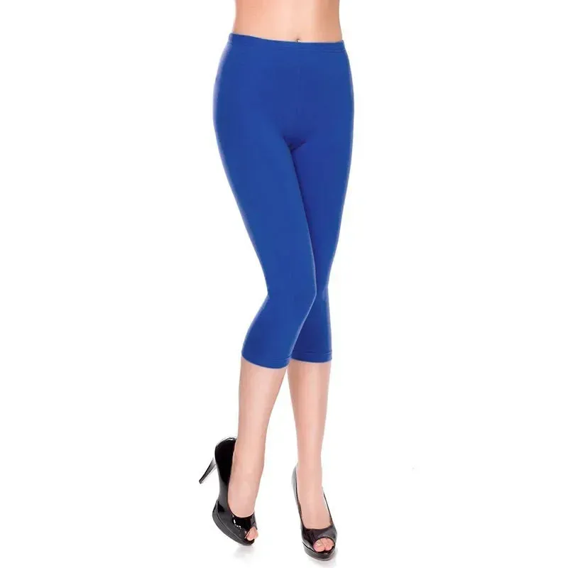 New Ladies Ice Silk Super Elastic Thin Pants Leggings for Summer Yoga and Sport Activities