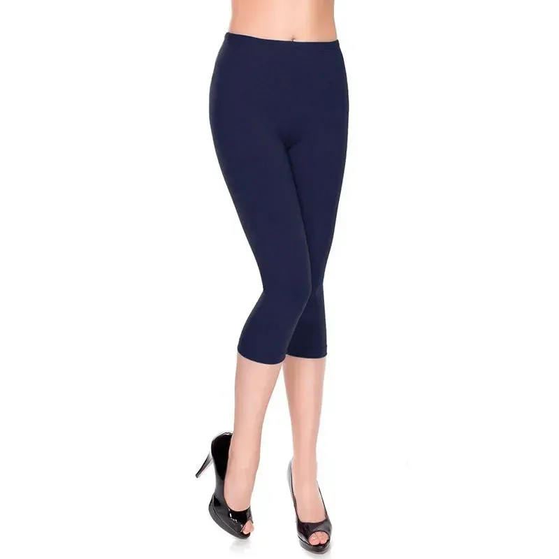 New Ladies Ice Silk Super Elastic Thin Pants Leggings for Summer Yoga and Sport Activities