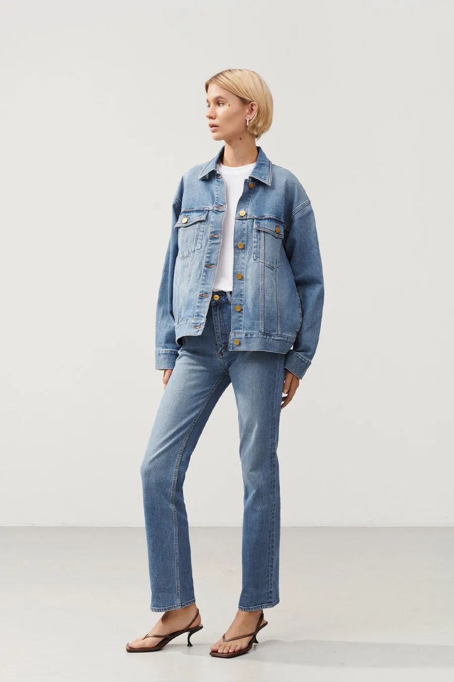 OVERSIZED DENIM JACKET - KIRSTEN ORIGINAL BLUE