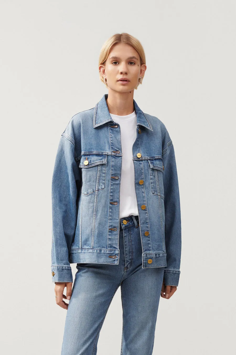 OVERSIZED DENIM JACKET - KIRSTEN ORIGINAL BLUE