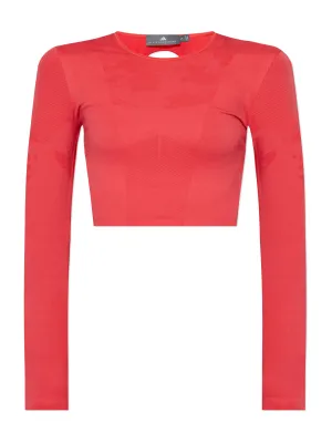 Pink Seamless TrueStrength Seamless Yoga Crop Top
