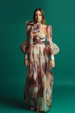 Printed Flared Dress