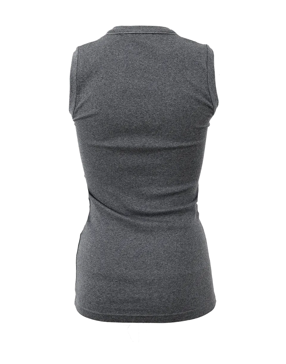 Ribbed Stretch Tank