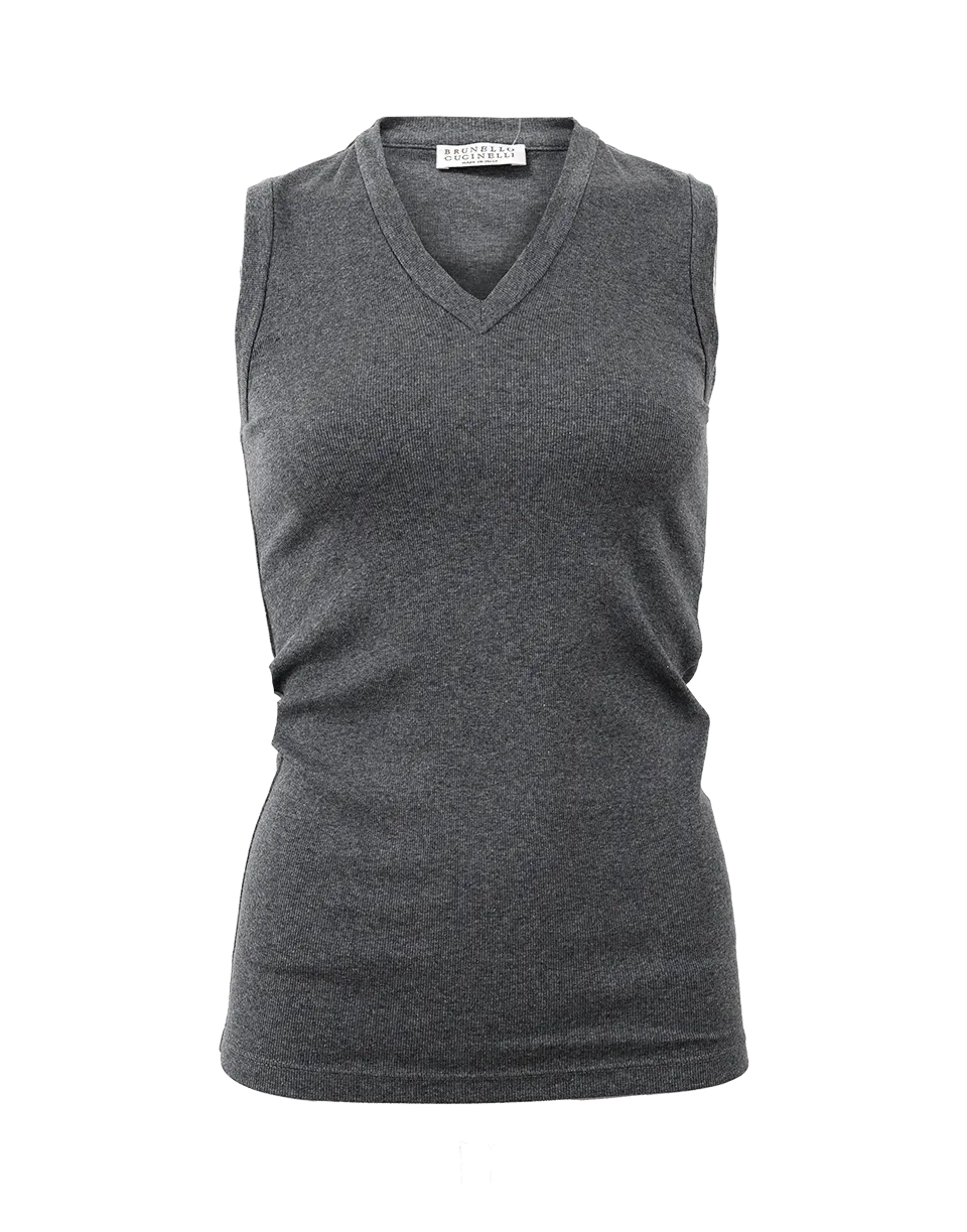 Ribbed Stretch Tank