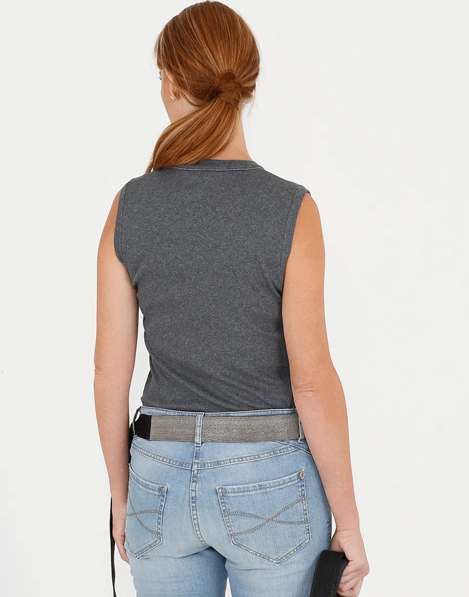 Ribbed Stretch Tank