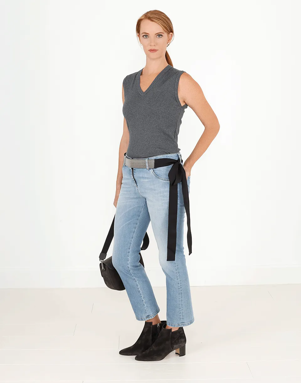 Ribbed Stretch Tank