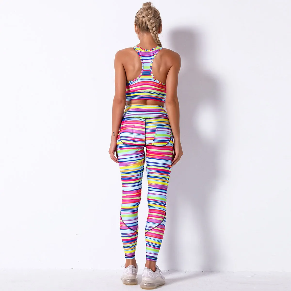 Seamless Yoga Suit - Crop Top & Leggings