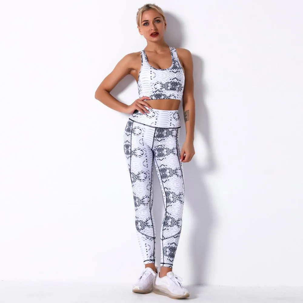 Seamless Yoga Suit - Crop Top & Leggings