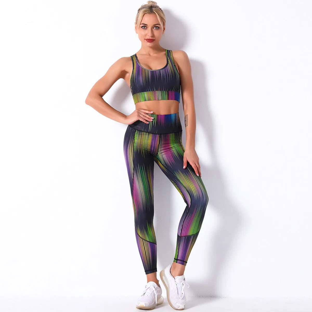 Seamless Yoga Suit - Crop Top & Leggings