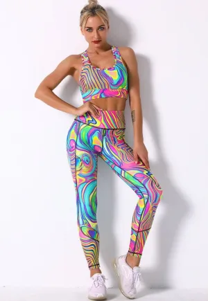 Seamless Yoga Suit - Crop Top & Leggings