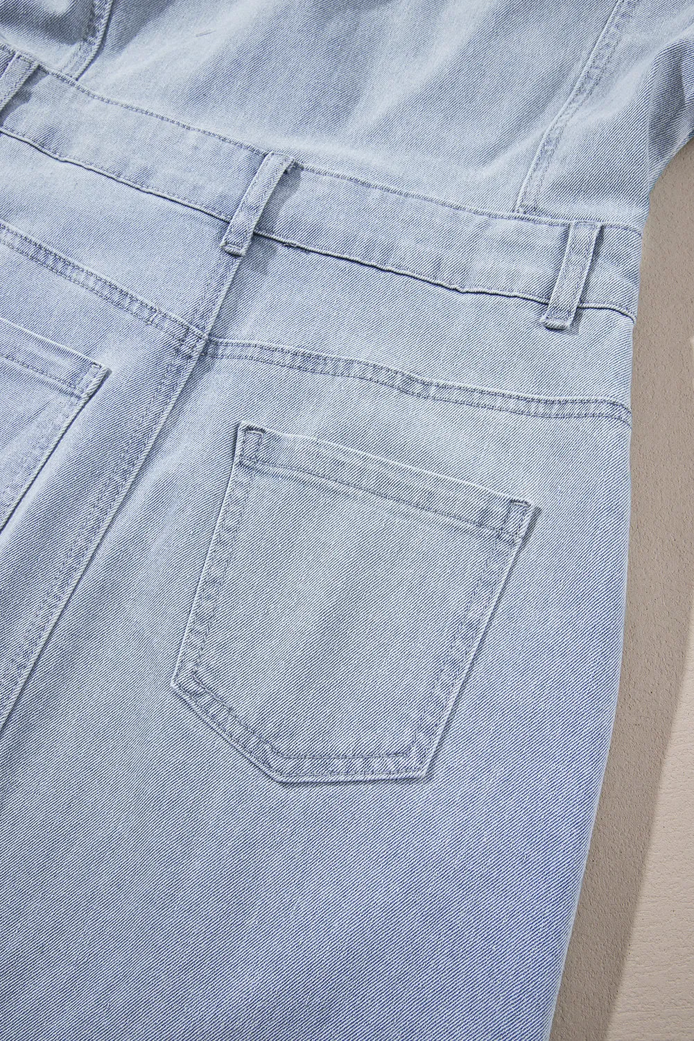 Short Sleeve Button-down Denim Jean Shirt Dress