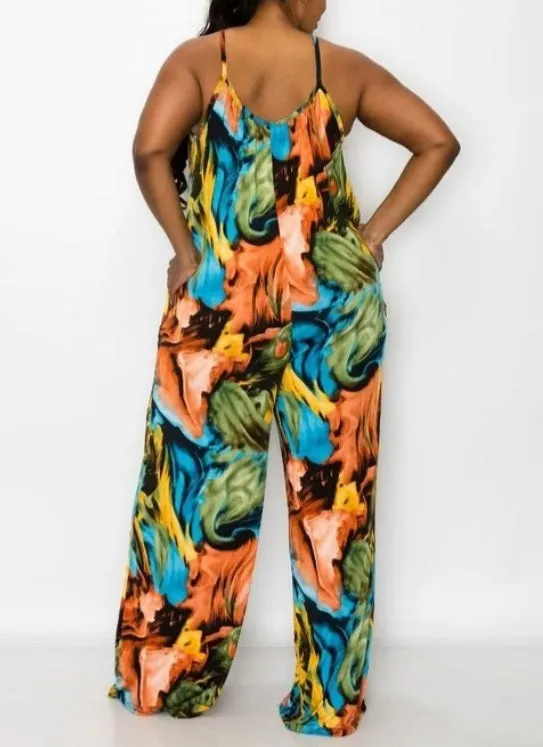 SWEETHEART WIDE LEG JUMPSUIT