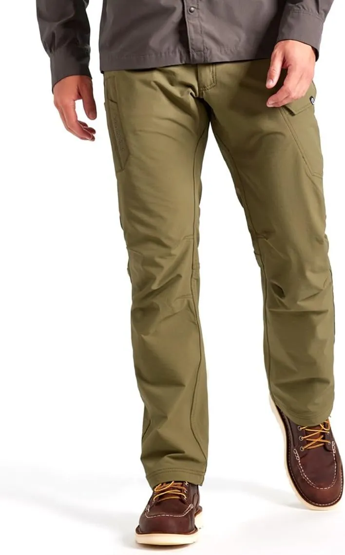 TRUEWERK Mens Work Pants - T1 WerkPants Relaxed Fit, Lightweight, Moisture Wicking, Tactical Cargo Pants with 4-Way Stretch