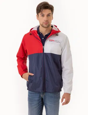 USPA SPORT HOODED WINDBREAKER