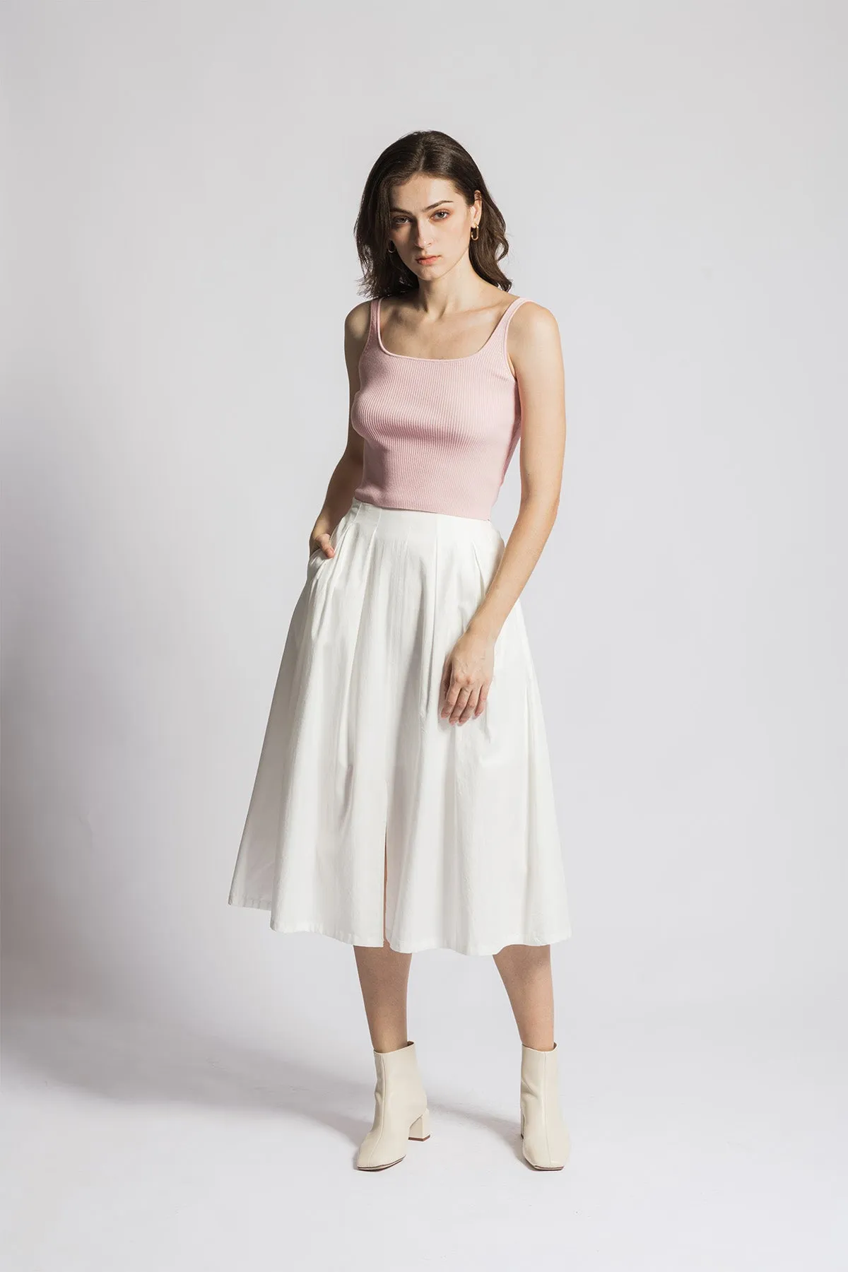 Venlee A line Midi Long Skirt