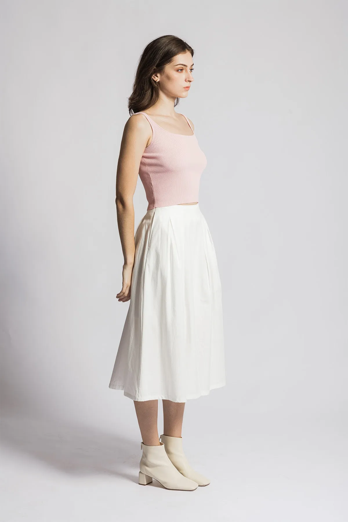 Venlee A line Midi Long Skirt