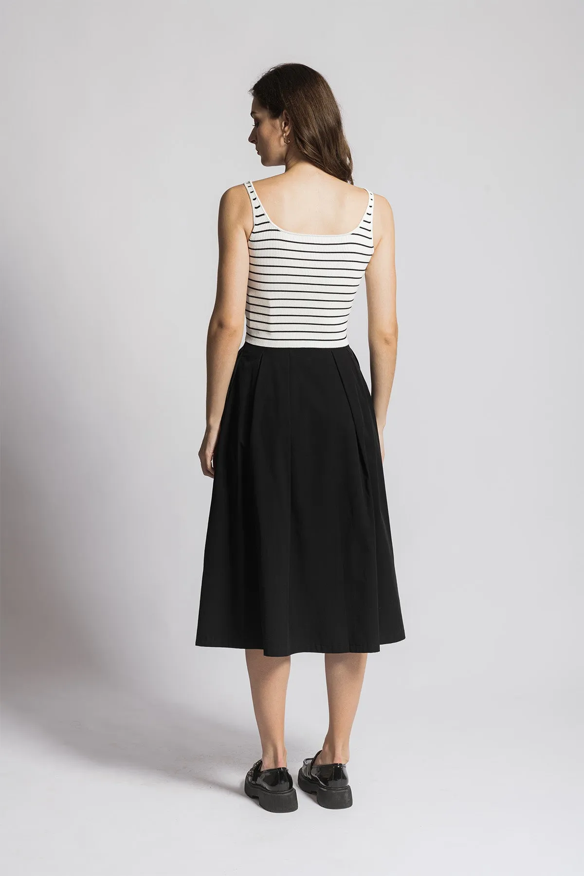 Venlee A line Midi Long Skirt