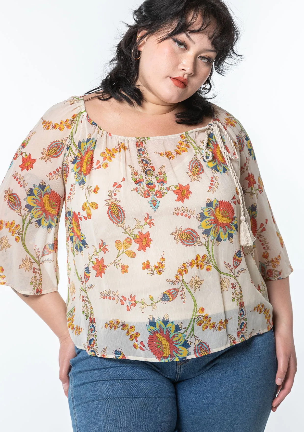 Verbena Chiffon Top