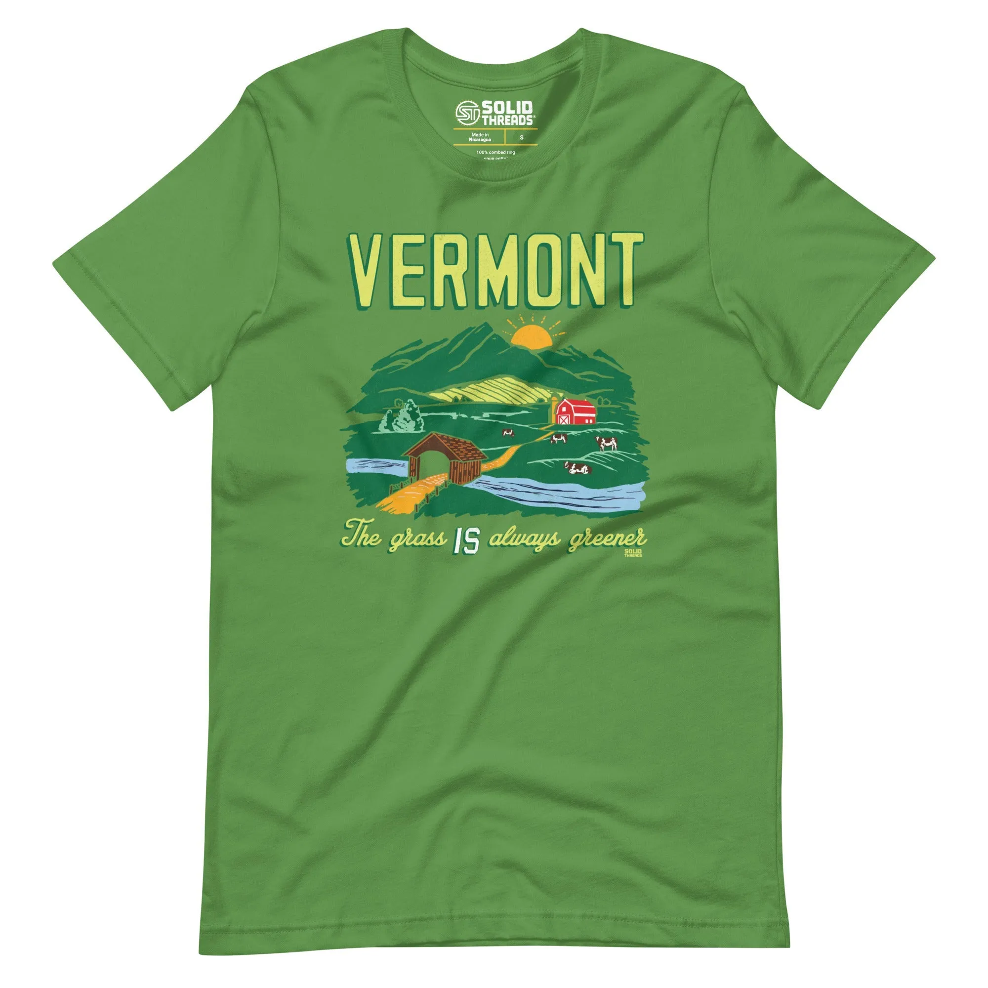 Vermont The Grass IS Always Greener Soft Style T-Shirt