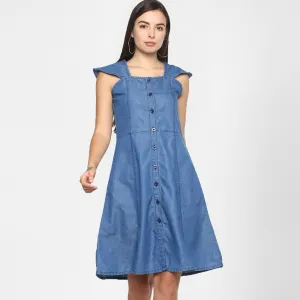 Women's Cotton Grey Check Shirt Dress - Stylestone